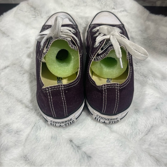 Converse Dark Purple Canvas Sneakers men’s size 4 women’s size 6 - Picture 3 of 5